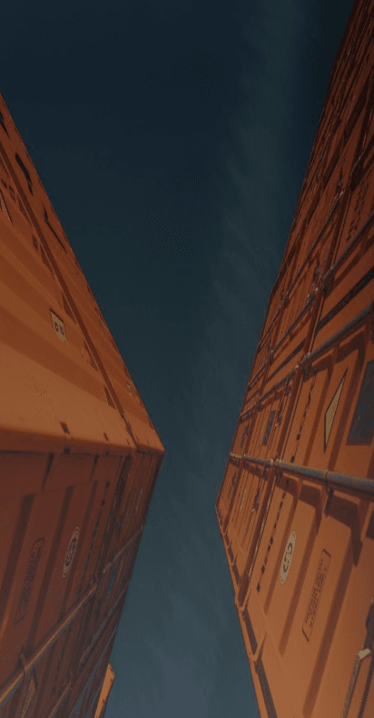 Industrial warehouse background